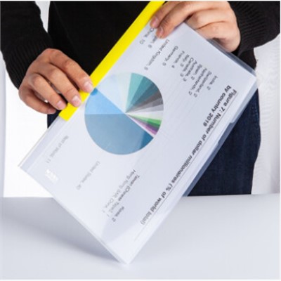 得力/deli 5532 文件夾 得力（deli）文件夾 A4透明抽桿夾拉桿夾資料夾 辦公用品 可夾60張 5532 單位：個(gè)